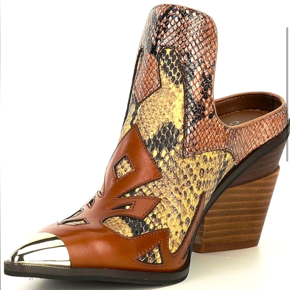 NWB Gianni Bono Cowboy Mules- Never worn!